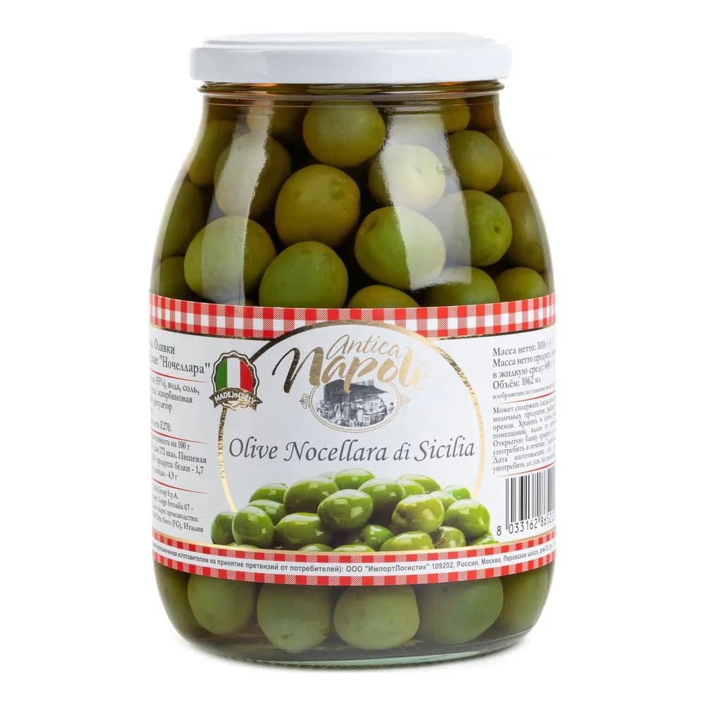 Оливки Ночеллара Antica Napoli 600 г
