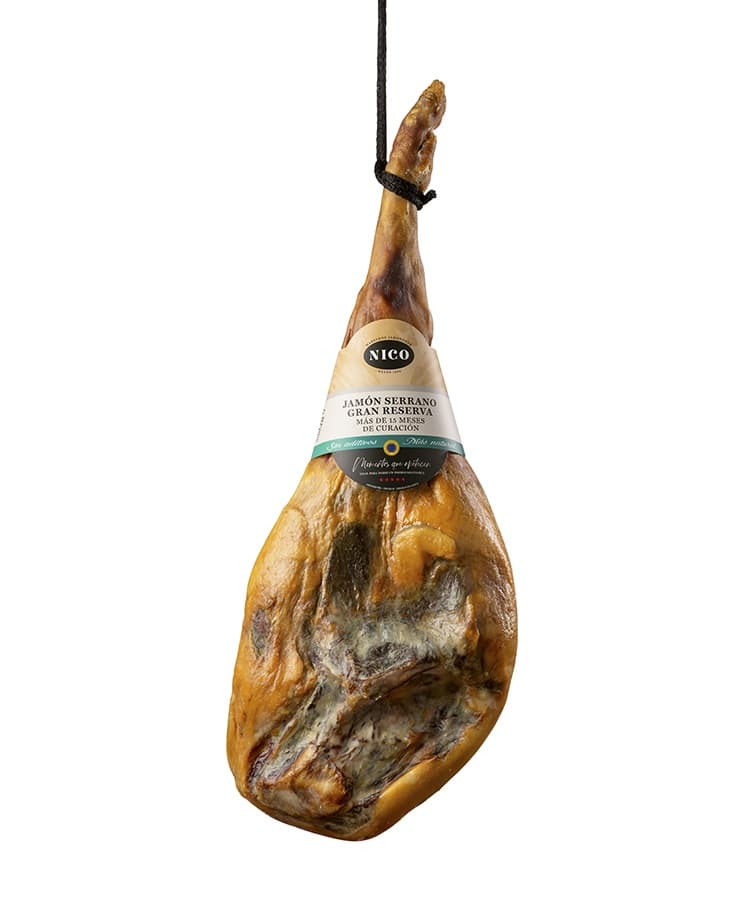 Хамон Серрано Nico Gran Reserva 18+ мес., нога 7–8 кг