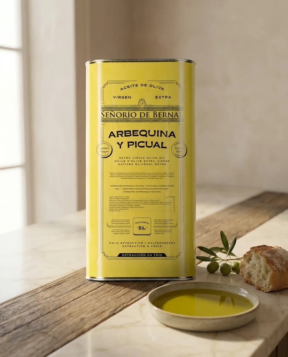 Оливковое масло Señorío de Bernal Extra Virgin, 5 л