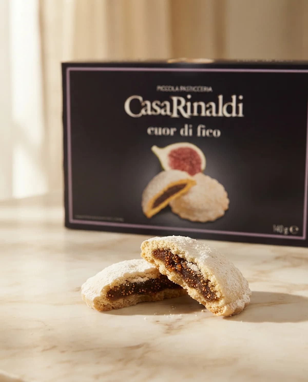 Печенье Casa Rinaldi с инжирным пюре, 140 г