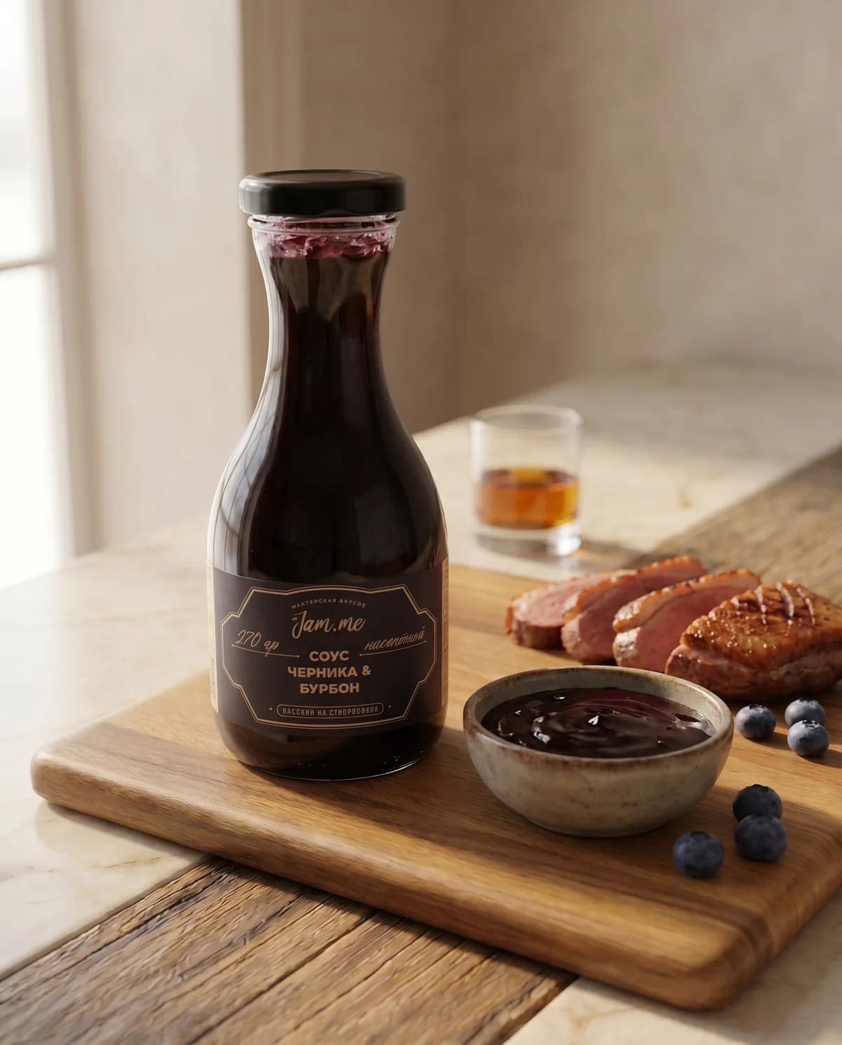Соус Jam.me «Черника & бурбон», 290 г