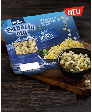 Сыр Бавария Блю кубики 2x50 г