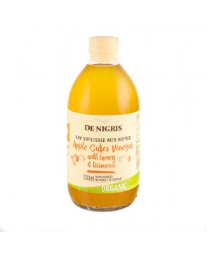 Уксус яблочный с мёдом Organic De Nigris, 500мл