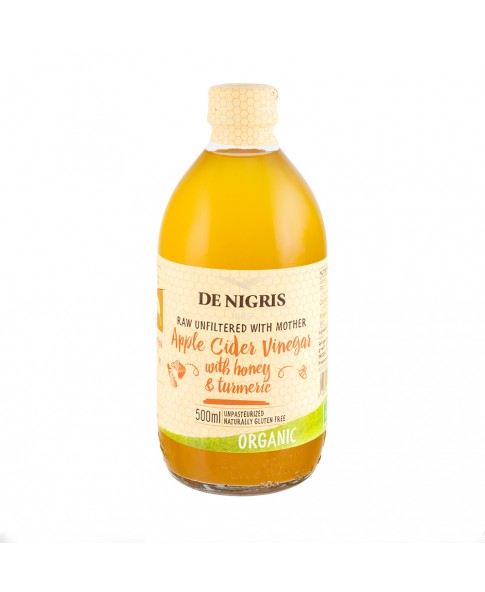 Уксус яблочный с мёдом Organic De Nigris, 500мл