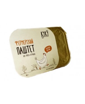 Куриный Паштет с кориандром, Ку-Ку, 100г