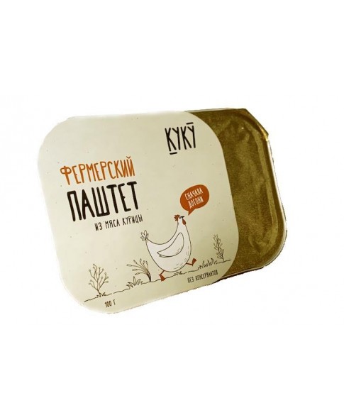 Куриный Паштет с кориандром, Ку-Ку, 100г