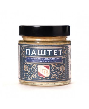 Паштет из форели с дижонской горчицей и мёдом